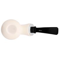 IMP Meerschaum Smooth Reverse Calabash Rhodesian with Silver (with Pocket Case and Tamper)
