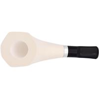 IMP Meerschaum Smooth Paneled Horn with Silver (with Case)
