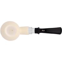 IMP Meerschaum Smooth Bent Apple with Silver (with Case)