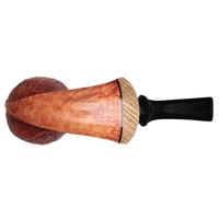 Benni Jorgensen Partially Sandblasted Bent Dublin with Oak (Swan) (40th Anniversary)