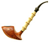 Peter Heding Smooth Elephant's Foot with Bamboo (Gold)