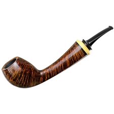 Peter Heding Smooth Long Shanked Bent Egg with Boxwood (Diamond)