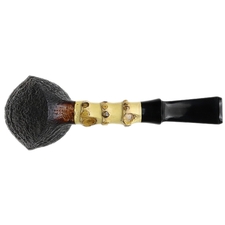 J. Alan Sandblasted Origami Strawberry with Bamboo (1342)