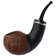 J. Alan Sandblasted Cradled Apple with Silver (1438)