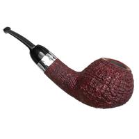 J. Alan Sandblasted Bent Apple with Hammered Silver (1606)