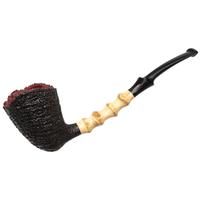 J. Alan Sandblasted Bent Dublin with Bamboo (1621)