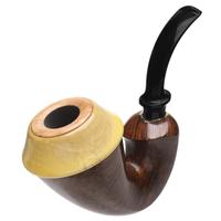 J. Alan Smooth Calabash with Boxwood (Wave) (1834)