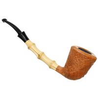 J. Alan Natural Sandblasted Bent Dublin with Bamboo (1958)