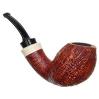 J. Alan Sandblasted Bent Egg with Ivorite (2145)