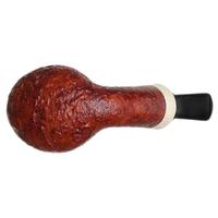 J. Alan Sandblasted Bent Egg with Ivorite (2145)