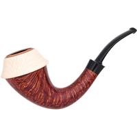 J. Alan Smooth Calabash with Ivorite (with Extra Brown Mallee Burl Bowl) (2326) (2025)