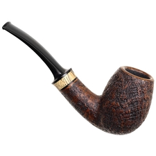 Brad Pohlmann Sandblasted Bent Billiard with Spalted Tamarind