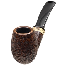 Brad Pohlmann Sandblasted Bent Billiard with Spalted Tamarind