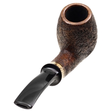 Brad Pohlmann Sandblasted Bent Billiard with Spalted Tamarind