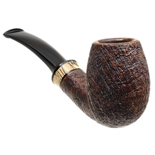 Brad Pohlmann Sandblasted Bent Billiard with Spalted Tamarind