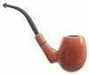 Castello "Castello" Bent Egg with Briar Shank Extension (KKKK)