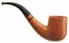 Castello "Castello" Bent Billiard with Briar Inlay (G)
