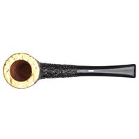 Castello Sea Rock Briar Billiard with Gold Rim (KKK)