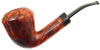 Johs Giant Partially Rusticated Bent Calabash