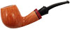 Claudio Cavicchi Smooth Bent Billiard with Pink Ivory Wood (CCCC)