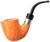 Claudio Cavicchi Smooth Bent Billiard with Silver Band (CCC)