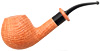 Claudio Cavicchi Sandblasted Bent Apple with Briar Ring