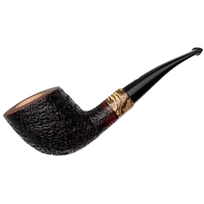Claudio Cavicchi Black Sandblasted Bent Dublin with Spalted Tamarind