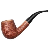 Claudio Cavicchi Brown Sandblasted Bent Billiard