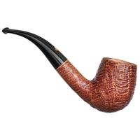 Claudio Cavicchi Brown Sandblasted Bent Billiard