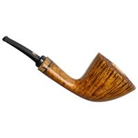 Claudio Cavicchi Ambra Smooth Bent Dublin with Palm Wood with Claudio Albieri Travel Case (05/07)