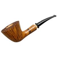 Claudio Cavicchi Ambra Smooth Bent Dublin with Olive Wood with Claudio Albieri Travel Case (07/07)