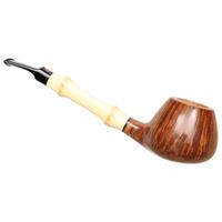Claudio Cavicchi Brown Smooth Bent Brandy with Bamboo