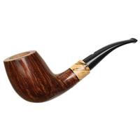 Claudio Cavicchi Brown Smooth Bent Billiard with Spalted Beechwood