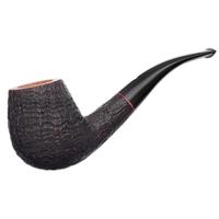 Claudio Cavicchi Black Sandblasted Bent Billiard