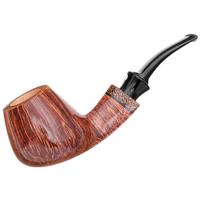 Claudio Cavicchi Brown Smooth Bent Brandy with Black Palm