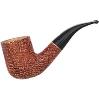 Claudio Cavicchi Brown Sandblasted Bent Billiard