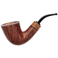 Claudio Cavicchi Brown Smooth Bent Dublin with Olivewood