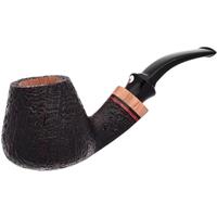 Claudio Cavicchi Black Sandblasted Bent Brandy with Olivewood