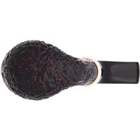 Claudio Cavicchi Black Sandblasted Bent Billiard with Ivorite