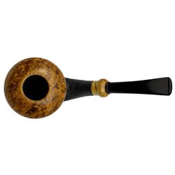 Il Duca Partially Sandblasted Calabash with Masur Birch (D)