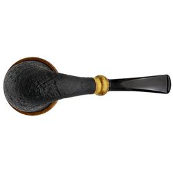 Il Duca Partially Sandblasted Calabash with Masur Birch (D)