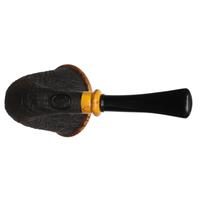 Il Duca Partially Sandblasted Calabash with Masur Birch (D)