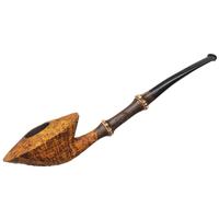 Il Duca Sandblasted Bent Dublin with Bamboo (B)