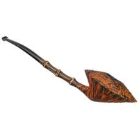 Il Duca Sandblasted Bent Dublin with Bamboo (B)