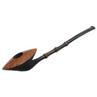 Il Duca Partially Sandblasted Bent Dublin with Bamboo (B)