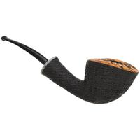 Il Duca Partially Sandblasted Bent Dublin with Giraffe Bone (B)