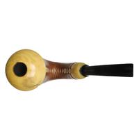 Adam Davidson Leather Calabash with Boxwood and Gold