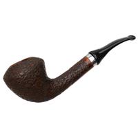 Barling: Ivory 1812 Rusticated Meerschaum Billiard with Silver Spigot (with  Case) (9mm) Tobacco Pipe