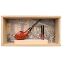 Vauen 175th Anniversary Smooth Bent Dublin with Silver (with Box and Tamper) (9mm)
