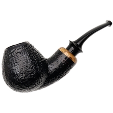 PS Studio Sandblasted Bent Brandy with Zebrawood